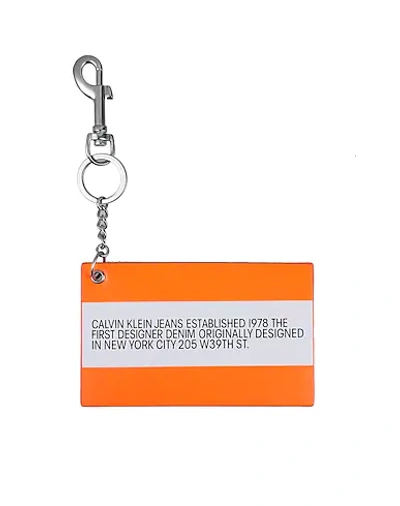 Calvin Klein Jeans Est.1978 Key Rings In Orange