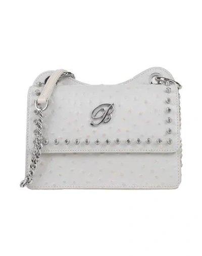 Blumarine Cross-body Bags In Light Grey