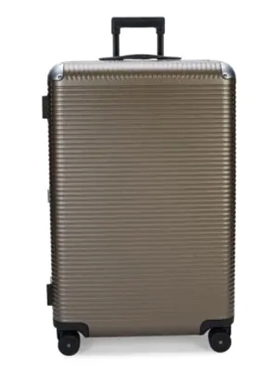 Fpm Bank Light Check-in Spinner Suitcase In Matte Almond