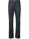 Acne Studios River Tapered Jeans In Indigo