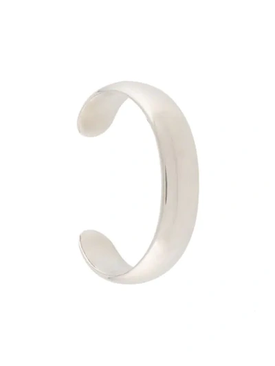 Ariana Boussard Plain Bangle Bracelet In Silver