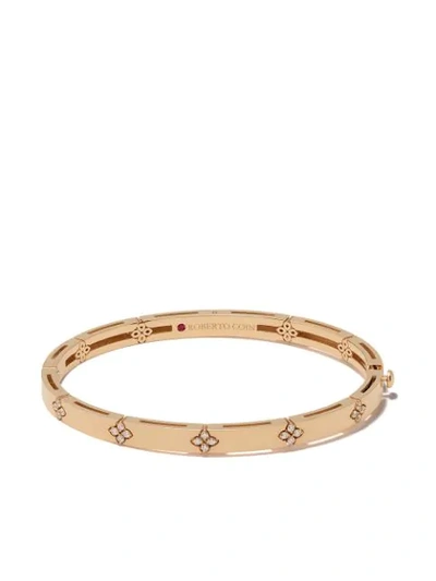 Roberto Coin 18kt Rose Gold Diamond Love In Verona Bangle Bracelet In Rg