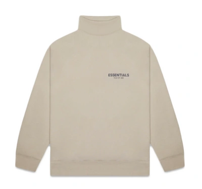 Pre-owned Fear Of God  Essentials Pull-over Mockneck Sweatshirt String