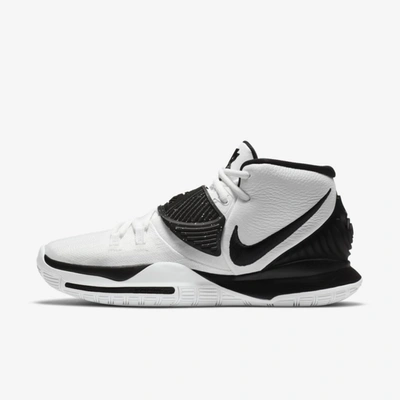 Nike Kyrie 6 Basketball Shoes In White/black