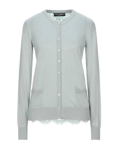 Dolce & Gabbana Cardigans In Light Green