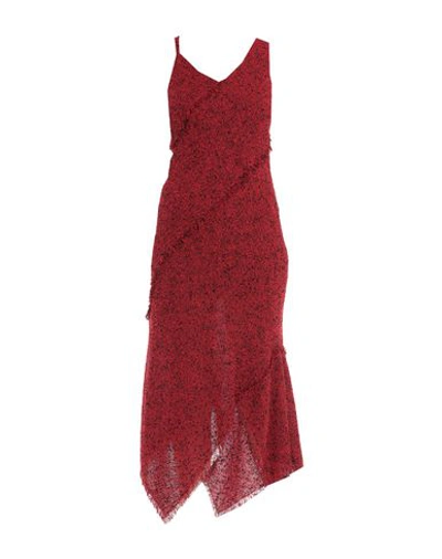 Roland Mouret Long Dresses In Red