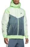 Nike Sportswear Windrunner Jacket In Ash Green/cucumber/spruce Aura