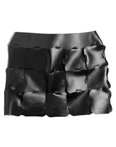 Paco Rabanne Mini Skirts In Black