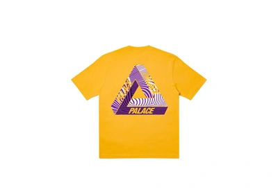 Pre-owned Palace  Tri-tex T-shirt Yellow