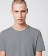 Allsaints Figure Tee In Workwear Gray