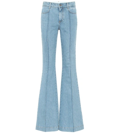 Stella Mccartney + Net Sustain The '70s High-rise Flared Jeans In Blue