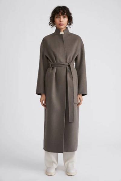 Filippa K Alexa Coat In Dark Taupe