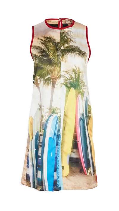 N°21 Palm Tree Dress In Multi