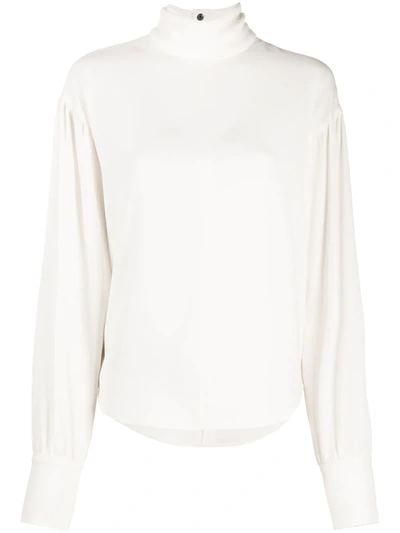Dorothee Schumacher Back-button Blouse In White