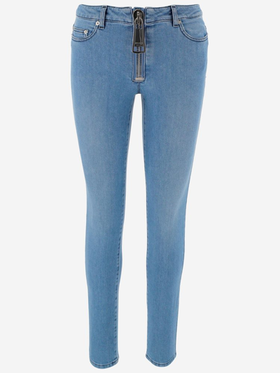 Moschino 5-pocket Slim Fit Jeans In Denim