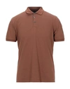 Brunello Cucinelli Polo Shirts In Brown