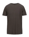 Drumohr T-shirts In Dark Brown