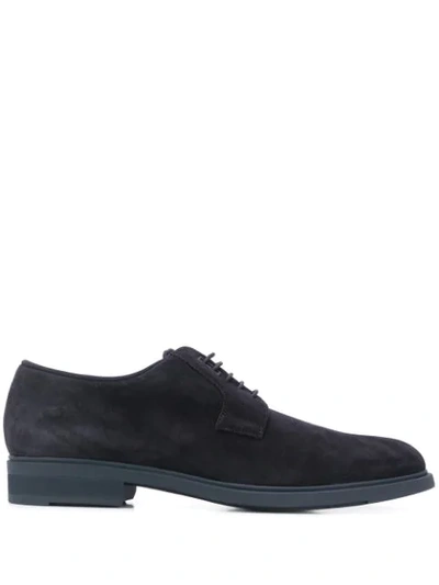 Hugo Boss First Class Derby Shoes In Blue