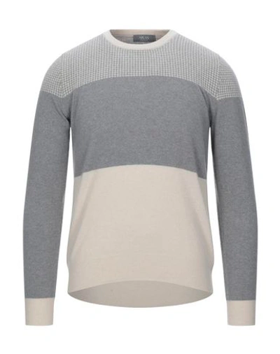 Aran Cashmere Sweater In Grey