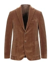 Eleventy Suit Jackets In Brown