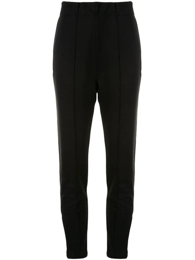 Alexander Wang T Mid-rise Tapered Trousers In Blue