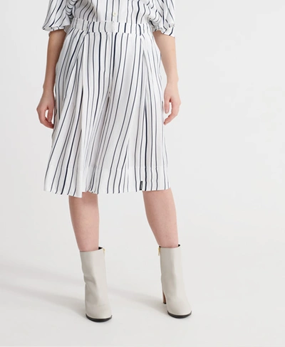 Superdry Edit Culottes In Weiss
