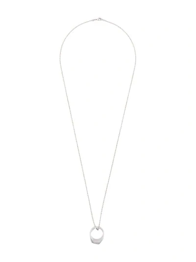 Dsquared2 Backyard Punk Pendant Necklace In Silver