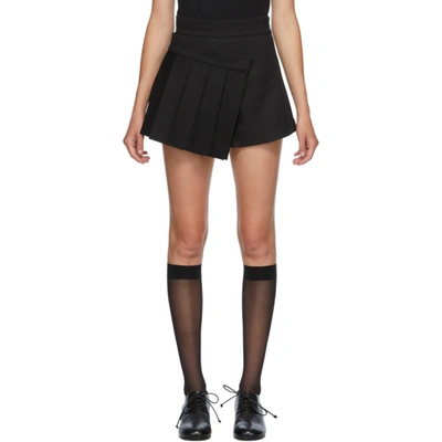 Shushu-tong Shushu/tong Ssense Exclusive Black Pleats Shorts