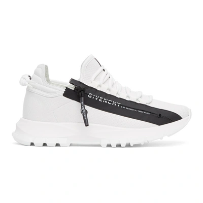 Givenchy Spectre Zipped Low-top Sneakers In White