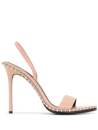 Alexander Wang Sandstone Nova Sling-back Sandal In Pink