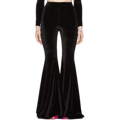 Vetements Black Evening Flared Lounge Pants