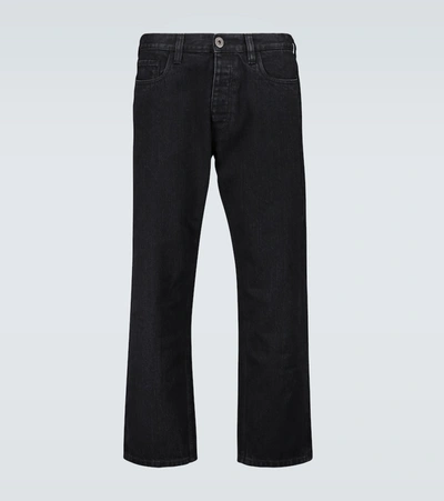 Prada Slim-fit Denim Jeans In Black