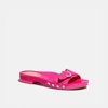 Coach Bleeker Sandal In Shocking Pink