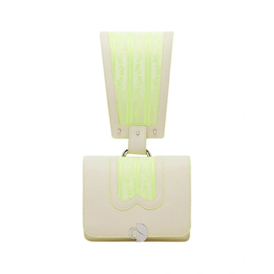 Chiara Daverio Glo Glon In White And Lime