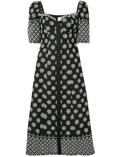 Alice Mccall Angels Midi Dress In Black