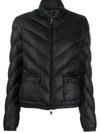 Moncler Women's Lans Padded Shell Puffer Jacket In Black