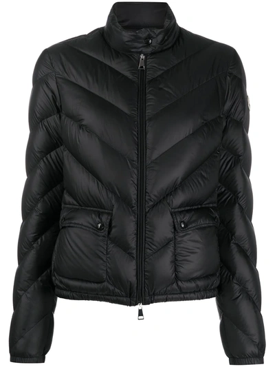 Moncler Women's Lans Padded Shell Puffer Jacket In Black