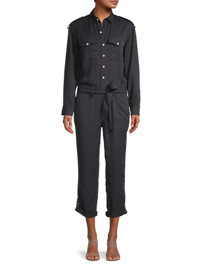 Current Elliott The Kaya Coverall In Washed Black