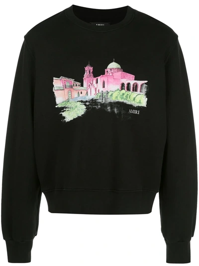 Amiri Hotel Sweatshirt In Black