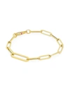 Roberto Coin 18k Yellow Gold Oval Paperclip Chain Bracelet