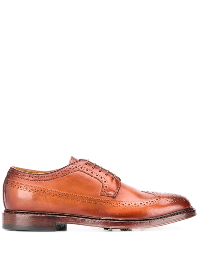 Officine Creative Lace-up Brogues In Brown