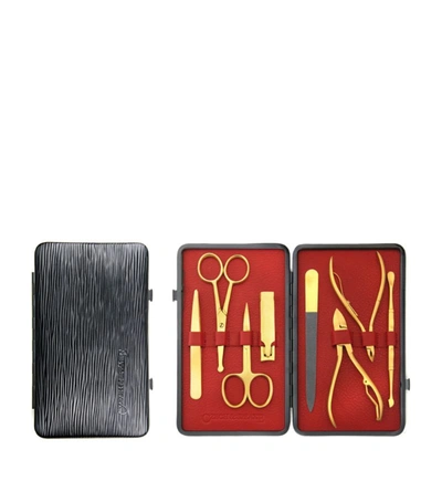 Czech & Speake Gold-plated Manicure Set In White