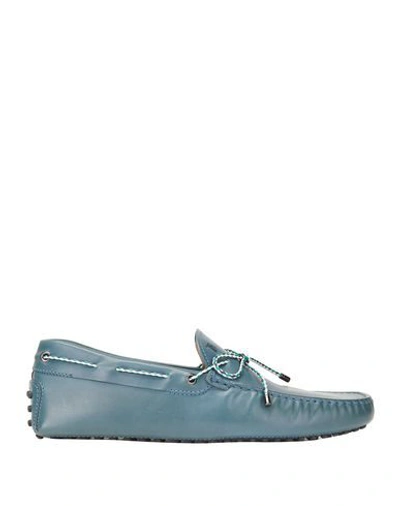 Tod's Loafers In Deep Jade