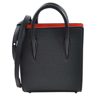 Pre-owned Christian Louboutin Black Patent Leather Handbag