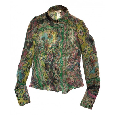 Pre-owned Christian Lacroix Silk Shirt In Multicolour