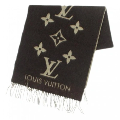 Pre-owned Louis Vuitton Beige Cashmere Scarf & Pocket Squares
