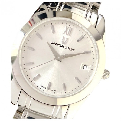 Pre-owned Universal Geneve Watch In Silver