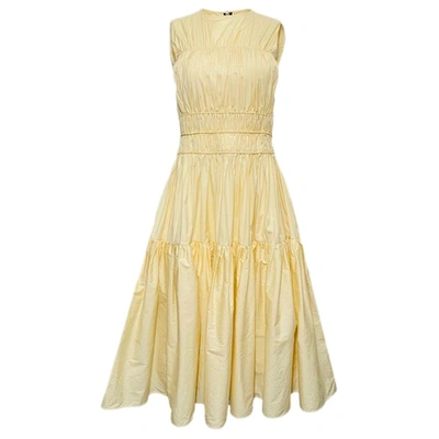 Pre-owned Roksanda Yellow Cotton Dress