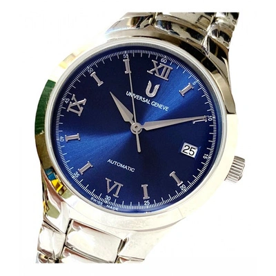 Pre-owned Universal Geneve Blue Steel Watch