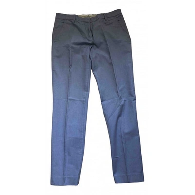 Pre-owned True Royal Straight Pants In Blue